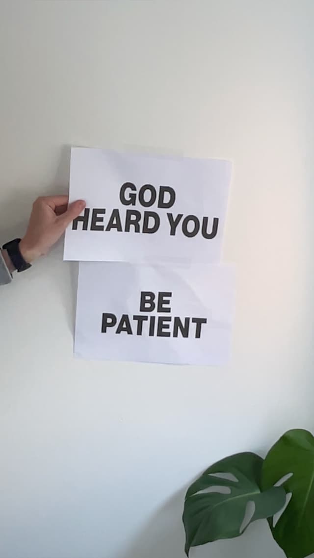 God Heard You