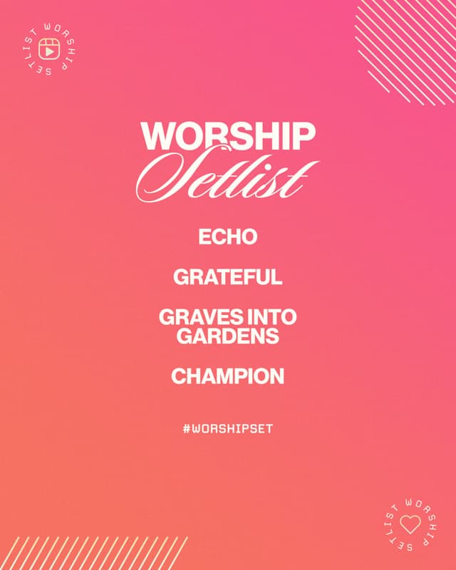 Worship Set Posts