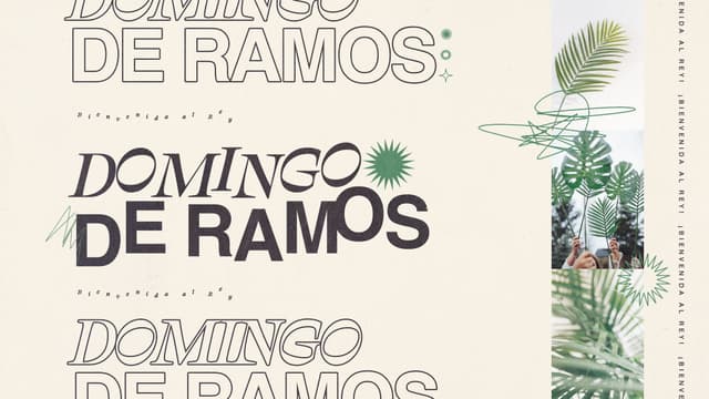 Domingo de Ramos: ¡Bienvenida al Rey!