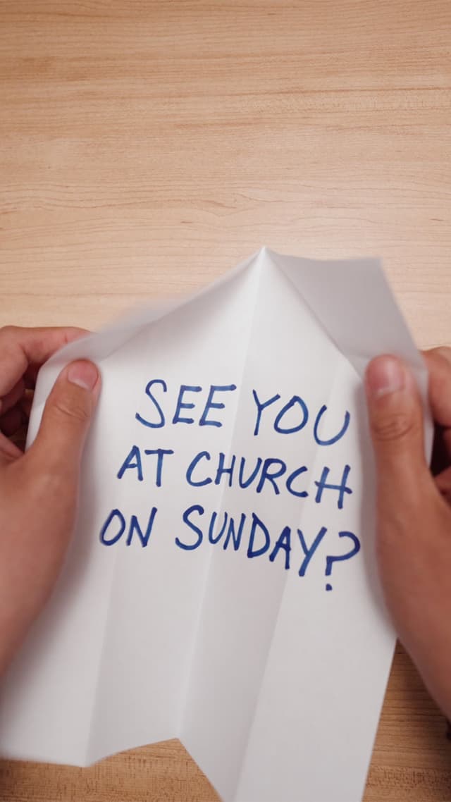 Paper Plane Invitation