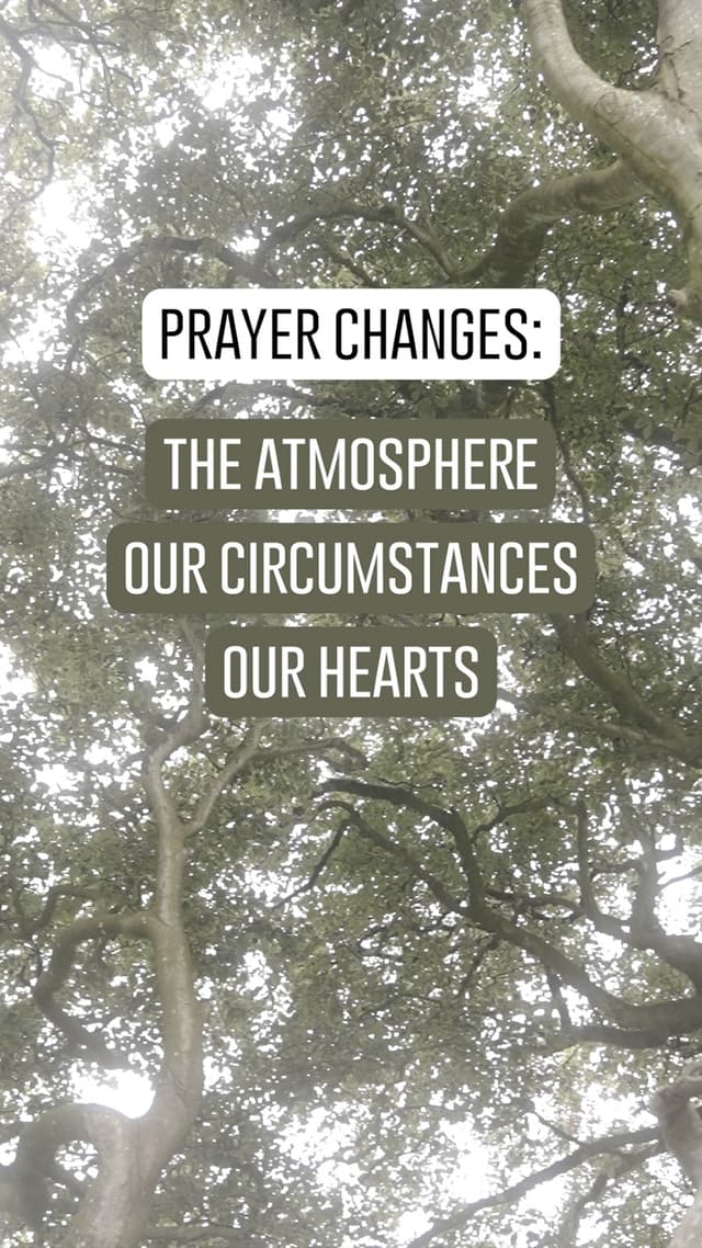 Prayer Changes...