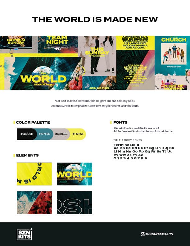 Style Guide preview