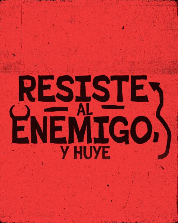 Resiste al enemigo y huye.