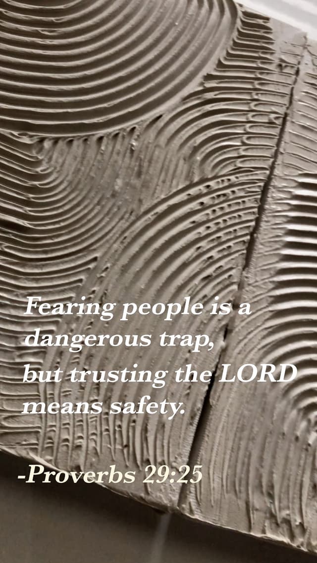 Proverbs 29:25