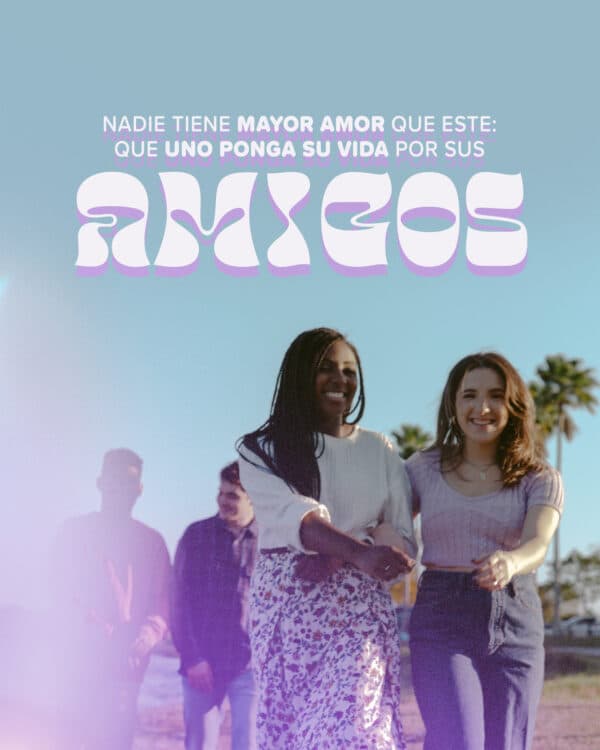 "Nadie tiene mayor amor que este: que uno ponga su vida por sus amigos." - Juan 15:13