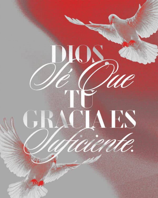 Dios, Sé que tu Gracia es suficiente.
