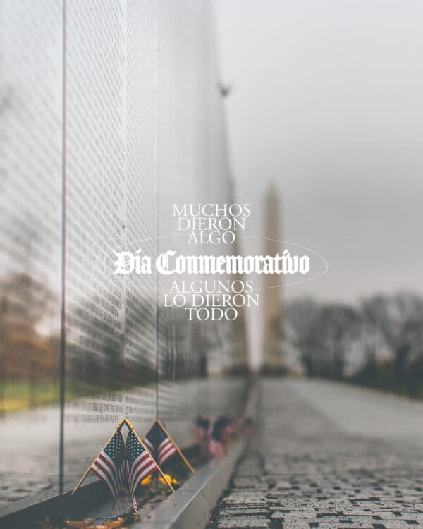 Día Conmemorativo. Todos dieron algo, algunos dieron todo.