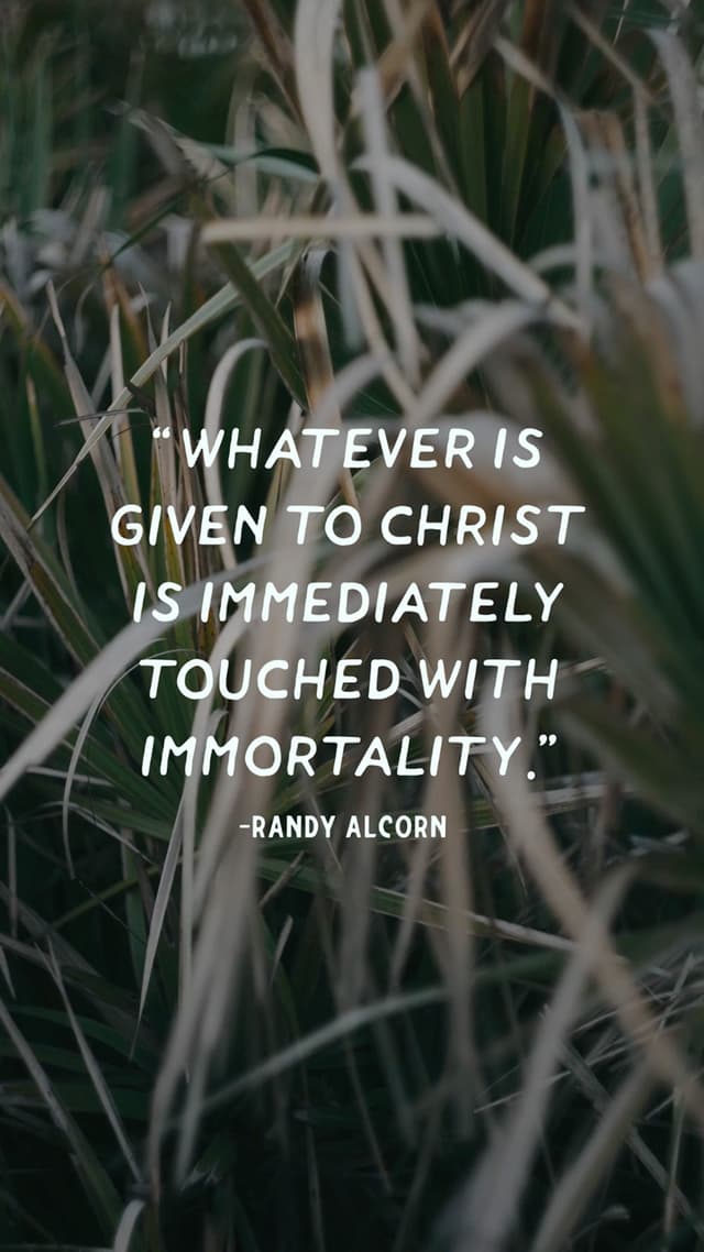 Given To Christ