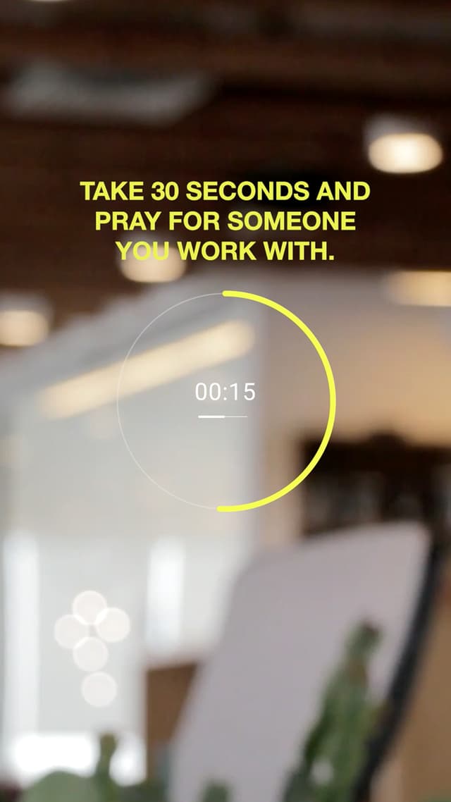 Countdown: Pray For Coworker