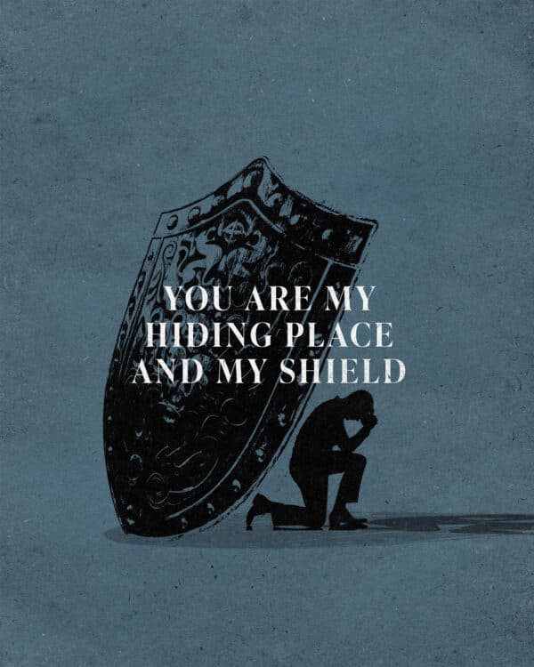 "You are my hiding place and my shield." - Psalm 119:114