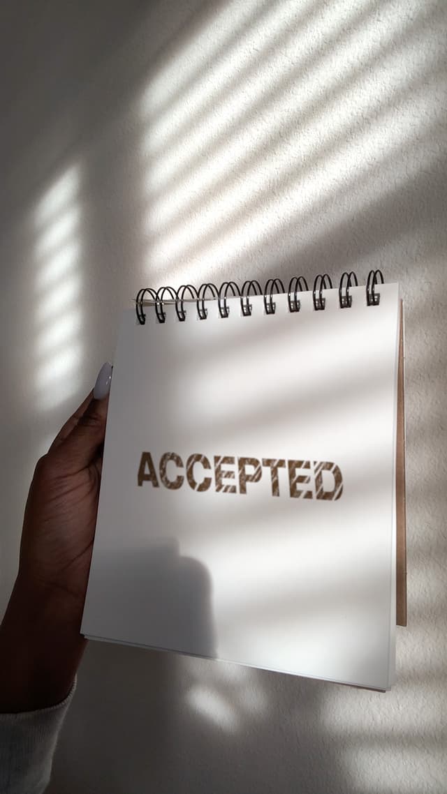 You Are Accepted