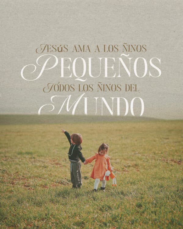 Jesús, danos ojos para ver al mundo de la forma en que Tú lo vez. Danos tu amor para quienes nos rodean en este mundo.