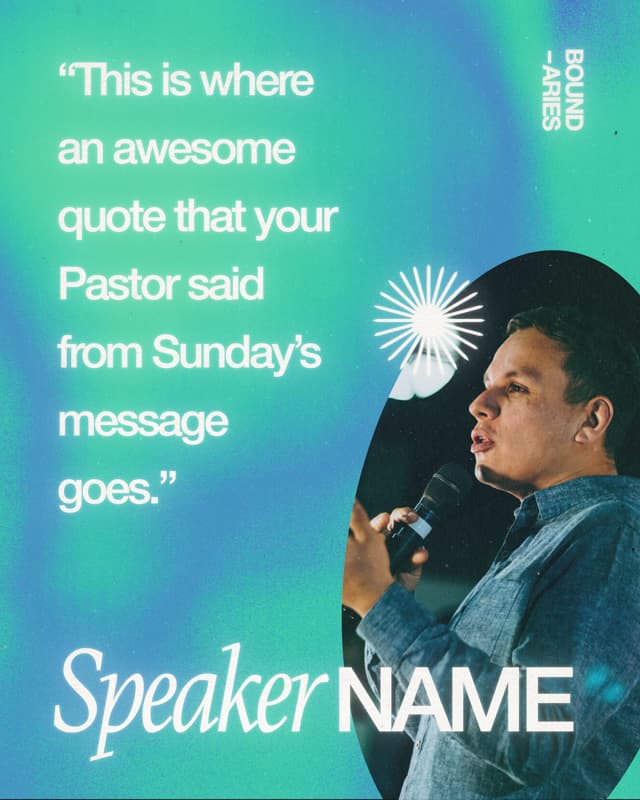 Speaker Quote Posts