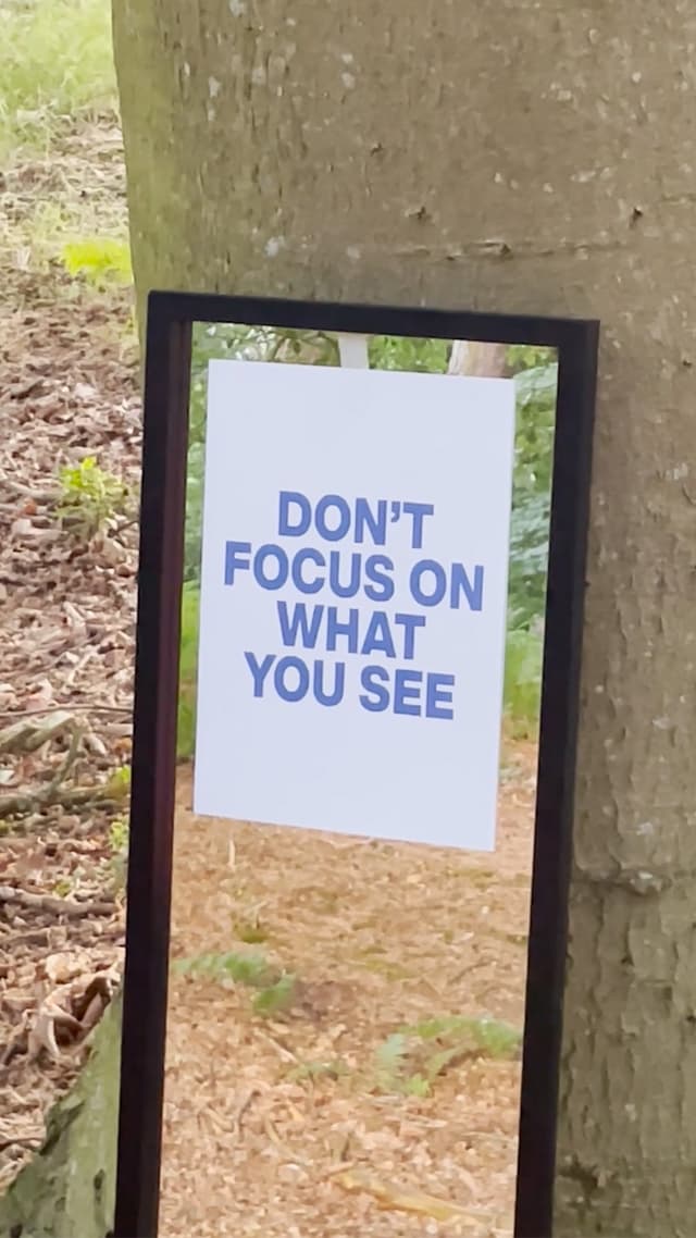 Don't Focus On What You See