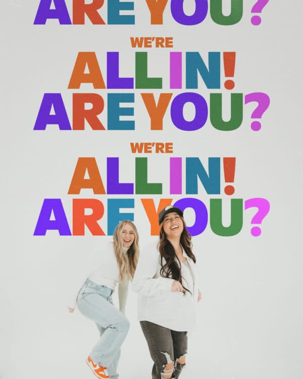 We're all in! Are you?