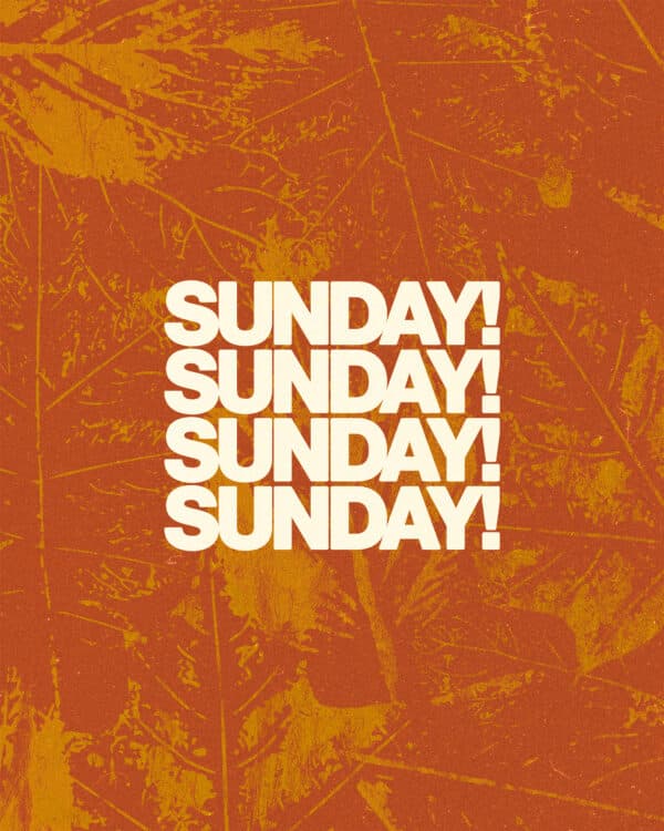 Sunday!
