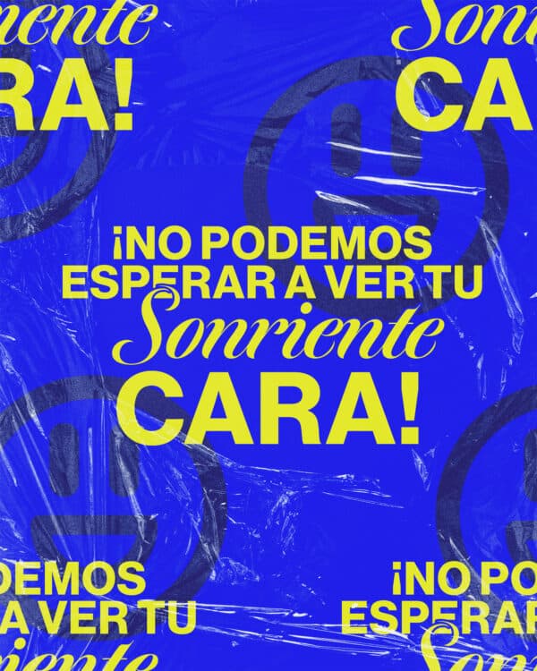 ¡No podemos esperar a ver tu sonriente cara!