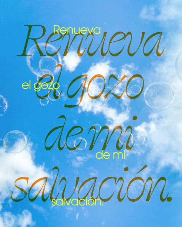 Renueva el gozo de mi salvación