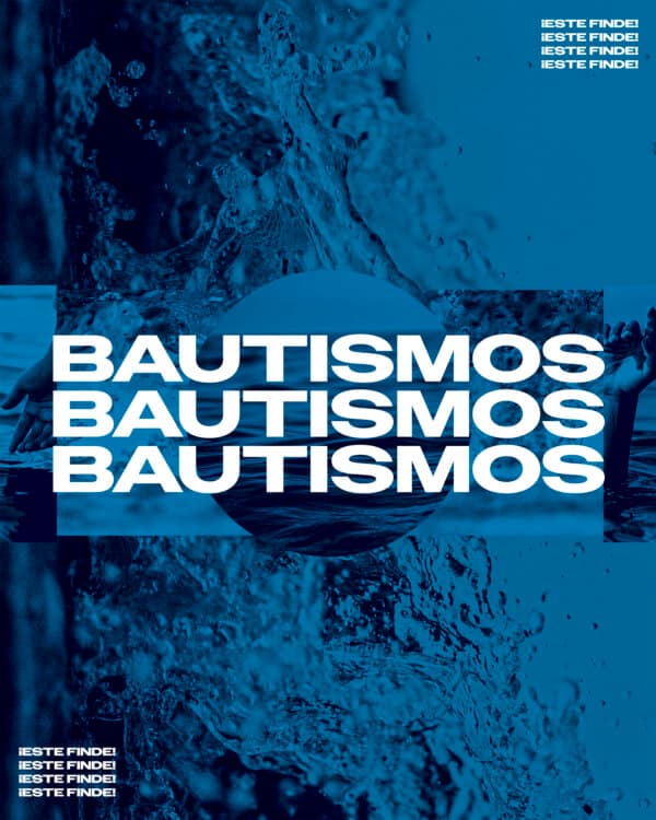 ¡Bautismos este finde!