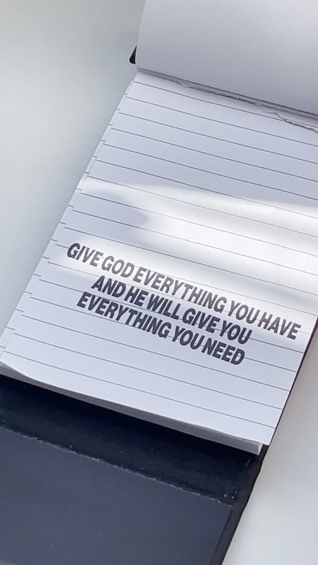 Give God Everything You Have