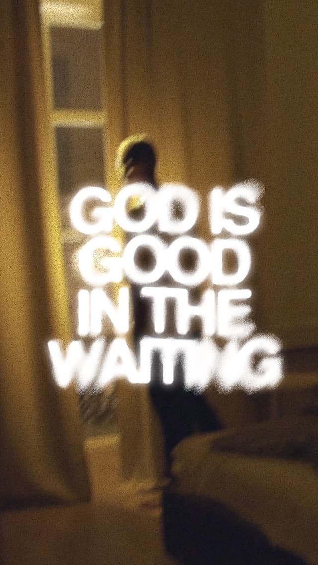 God Is Good In The Waiting