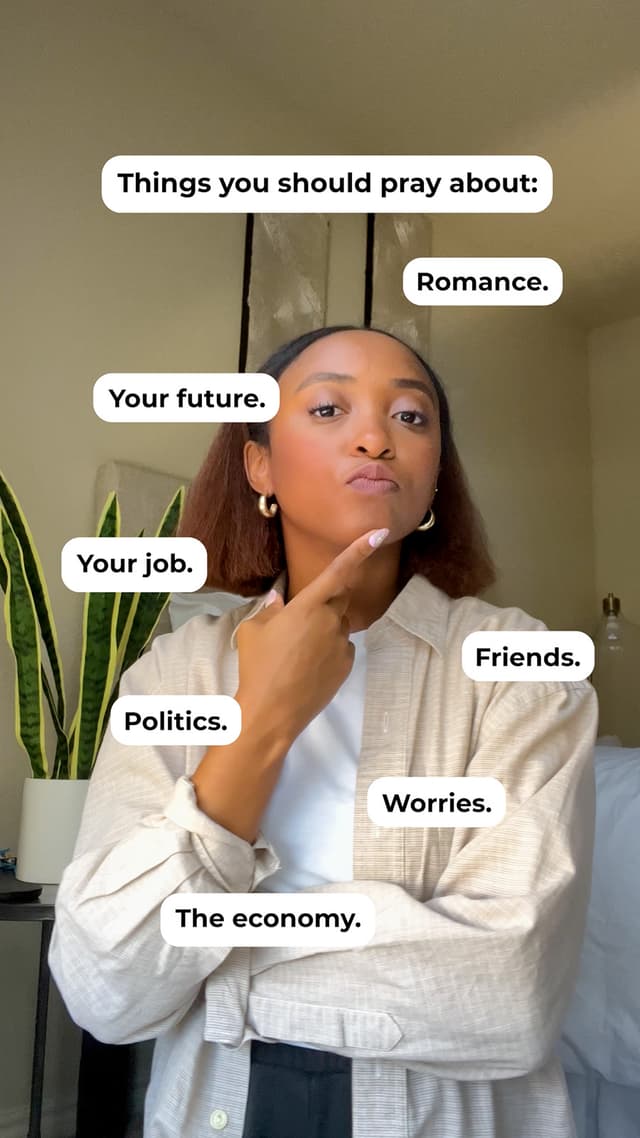 Things To Pray About