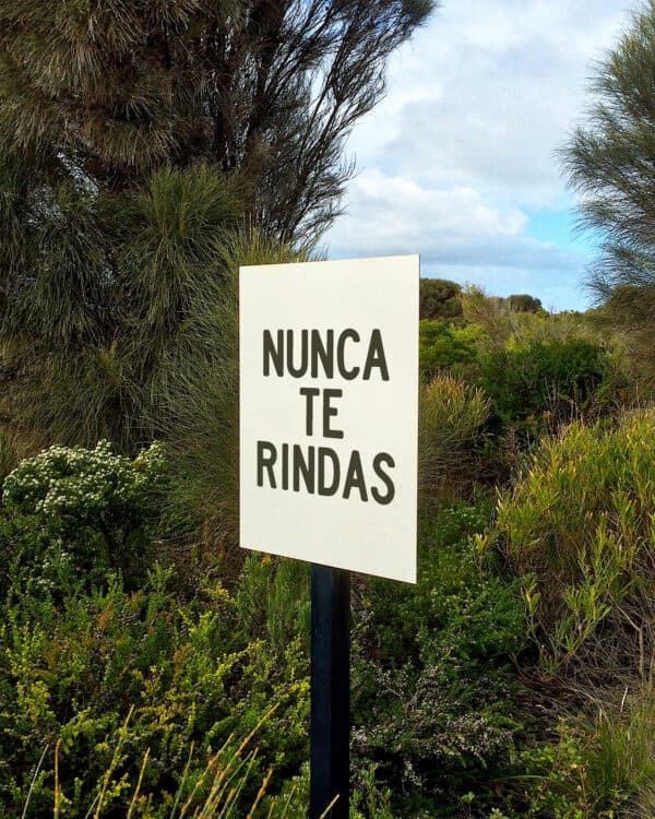 Nunca te rindas