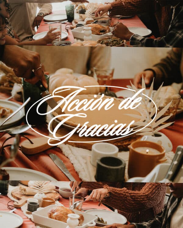 Acción de Gracias entre amigos