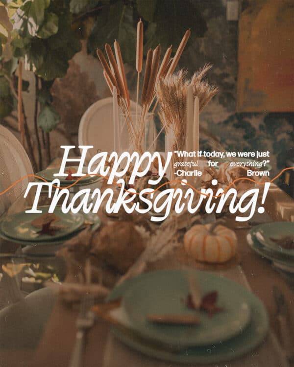 Happy Thanksgiving!