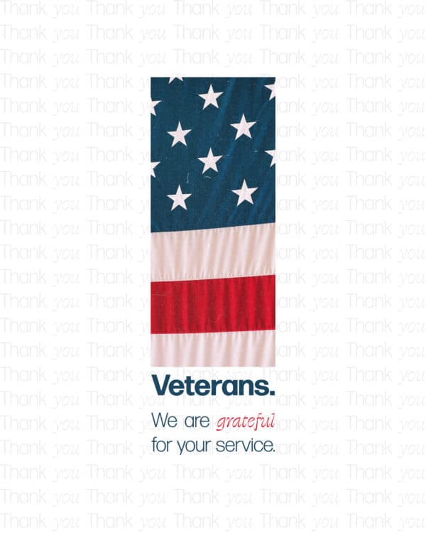 Veterans. We are grateful for your service.