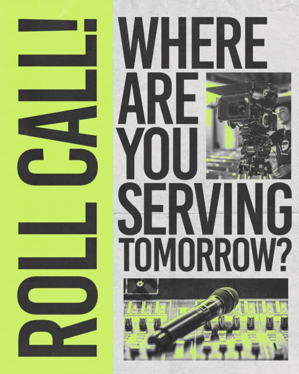 Roll Call! Where are you serving tomorrow?