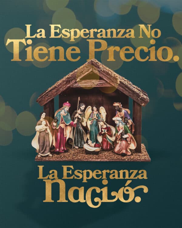 La esperanza no tiene precio. La esperanza nació.