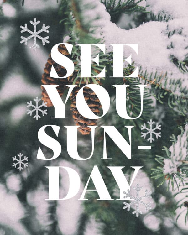 See you Sunday