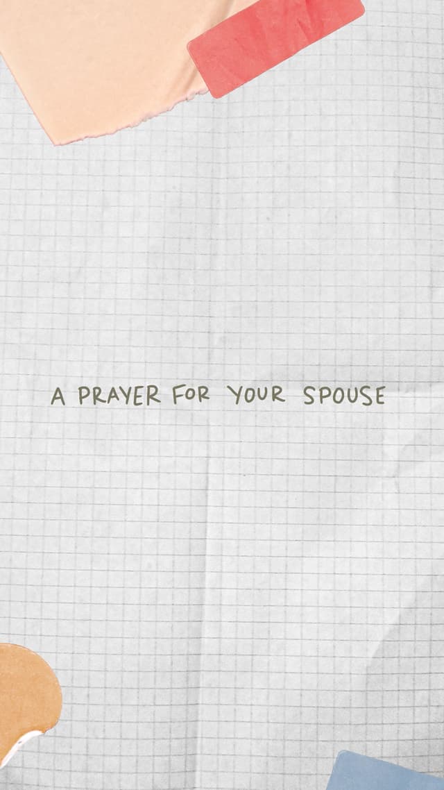 Prayer For Spouse