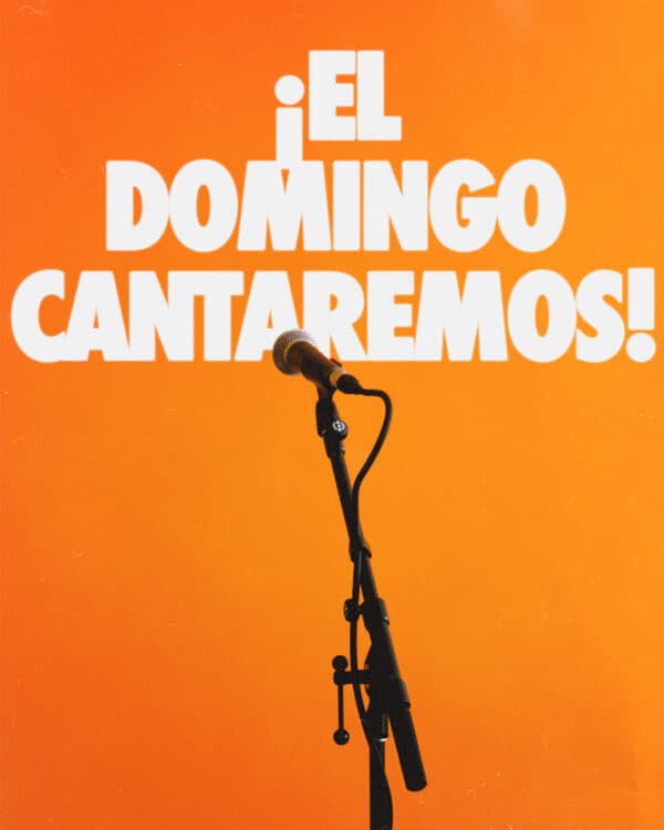 ¡El domingo cantaremos!