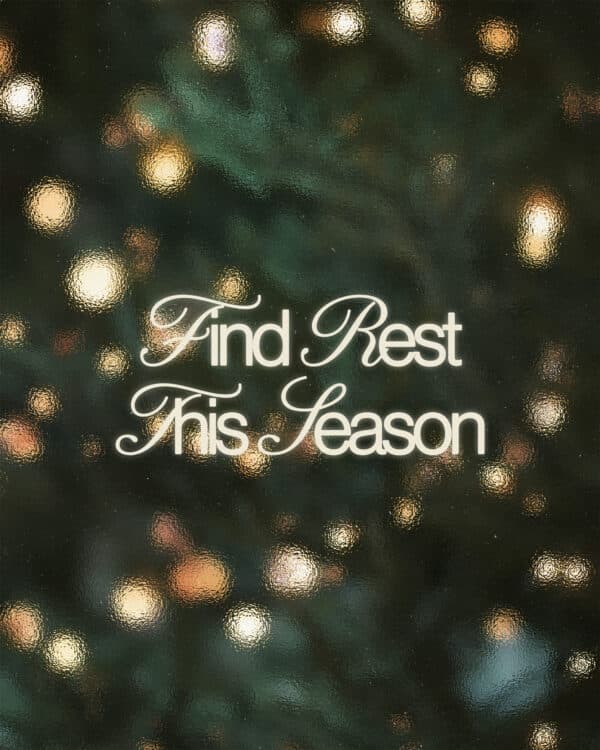 Find rest this season