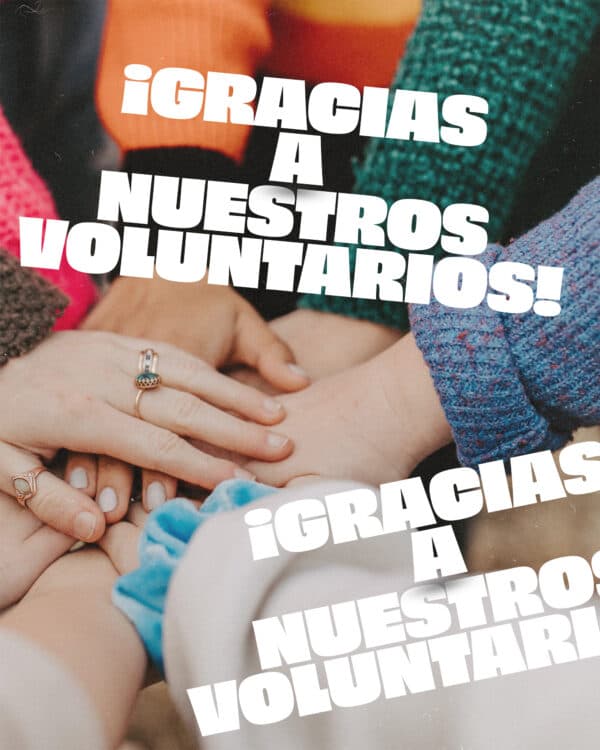 ¡Gracias a nuestros voluntarios!