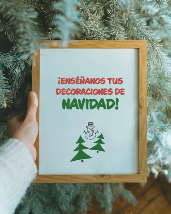 ¡Enséñanos tus decoraciones de Navidad!