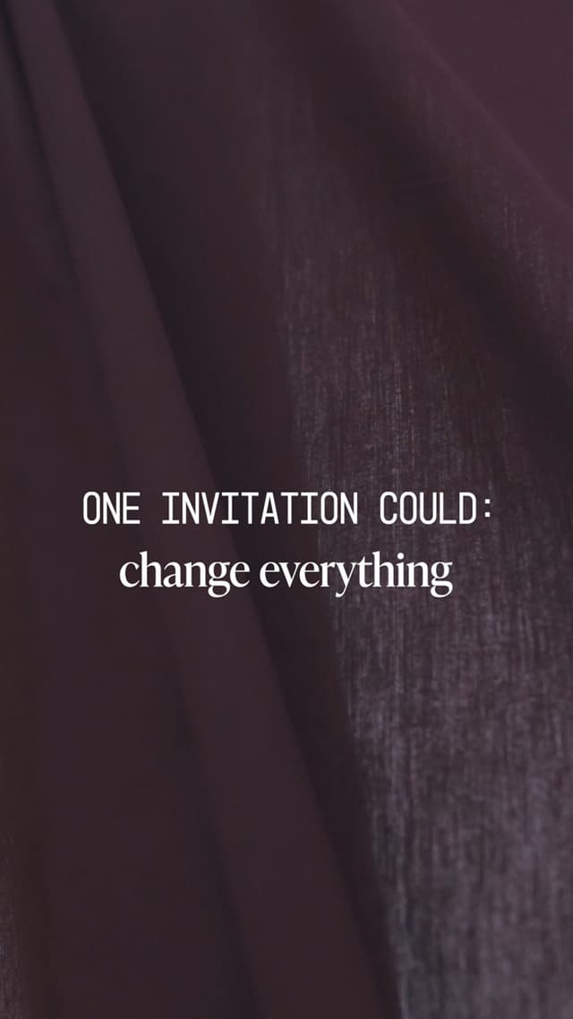 One invitation could