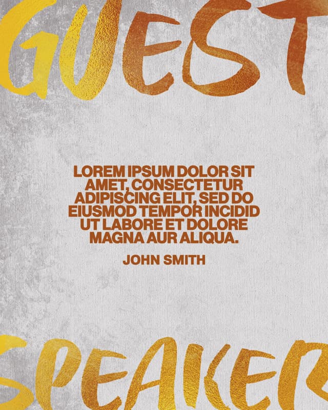 Speaker Quote Posts