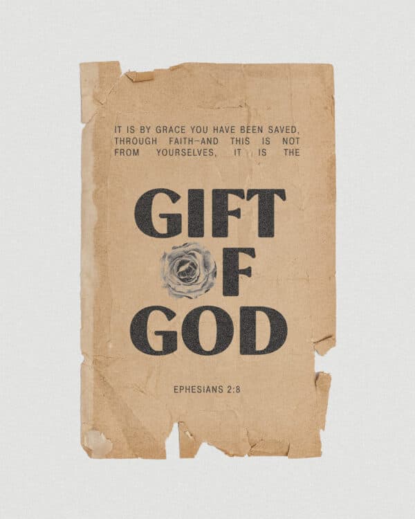 it is by grace you have been saved, through faith—and this is not from yourselves, it is the gift of God - Ephesians 2:8