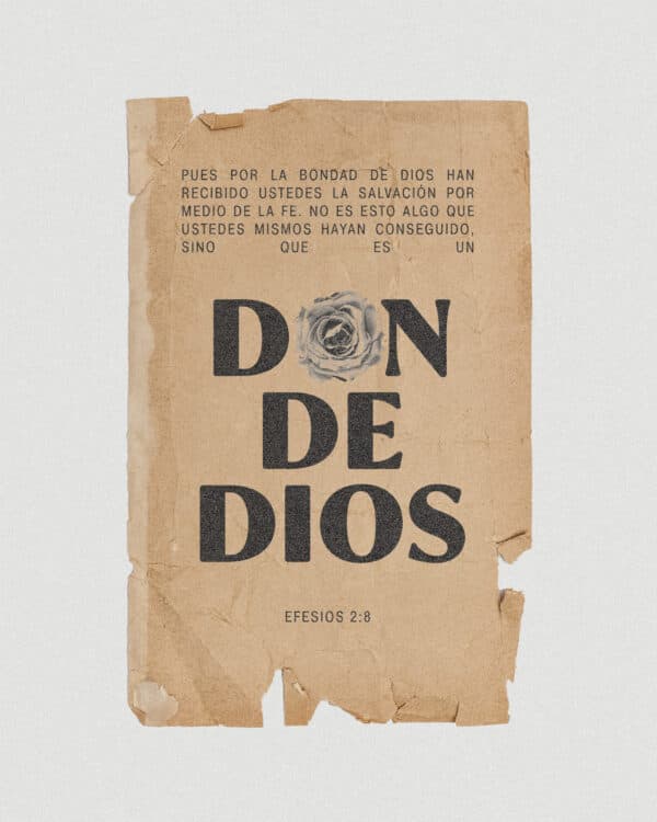 Pues por la bondad de Dios han recibido ustedes la salvación por medio de la fe. No es esto algo que ustedes mismos hayan conseguido, sino que es un don de Dios. - Efesios 2:8