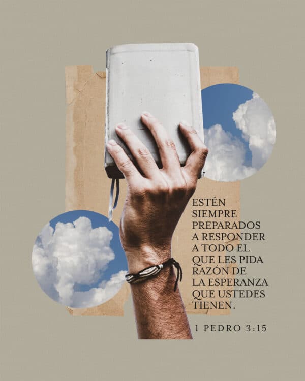 Estén siempre preparados a responder a todo el que les pida razón de la esperanza que ustedes tienen. - 1 Pedro 3:15
