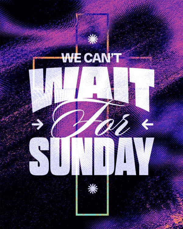 We can't wait for Sunday!