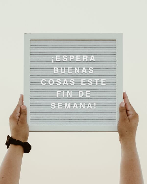 ¡Espera buenas cosas este fin de semana!