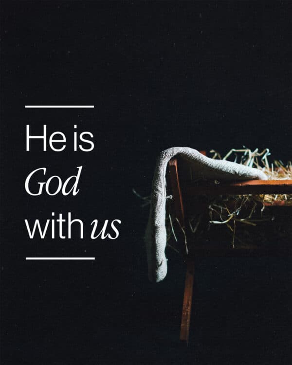 He is God with us