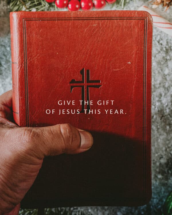Give the gift of Jesus this year.