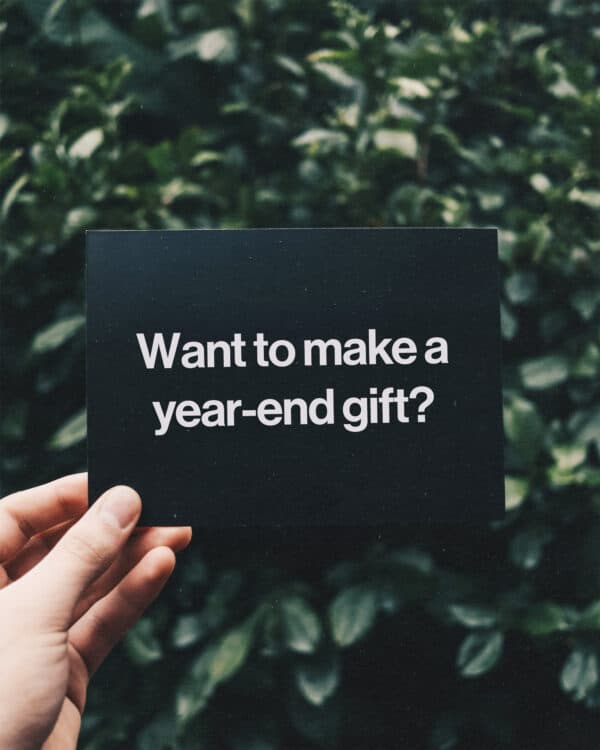Want to make a year-end gift?