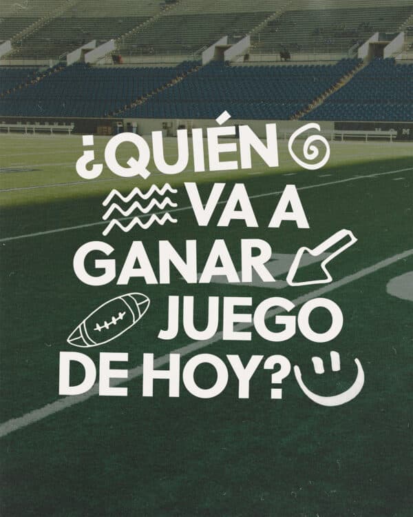 ¿Quién va a ganar el juego de hoy?