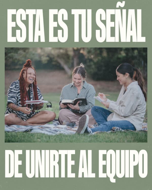 Esta es tu señal de unirte al equipo